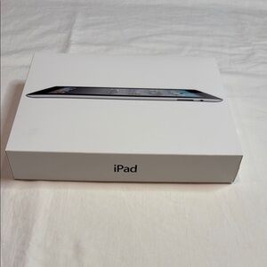 Apple Black iPad Tablet 32GB Empty Box & Apple Stickers